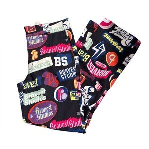 New Bravest Studios Logo Graphic Print Pants Size 30